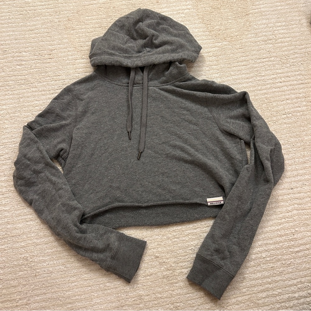 Hollister Cropped Sweatshirt - Size S